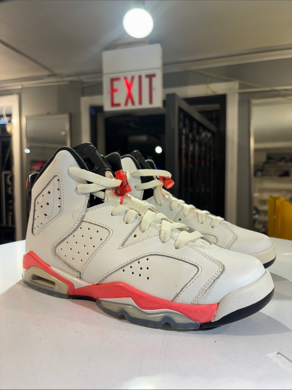 Air Jordan 6 Retro Infrared white size 7